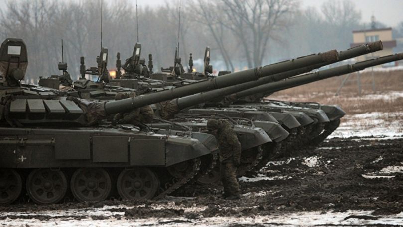 Alertă în Ucraina: Tancurile rusești, mobilizate la graniță