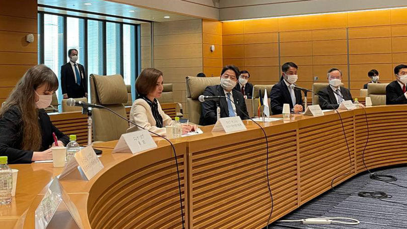 Президент Майя Санду встретилась в Токио с членами японского парламента.