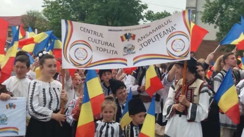 Copiii din R. Moldova și România, împreună la un festival folcloric