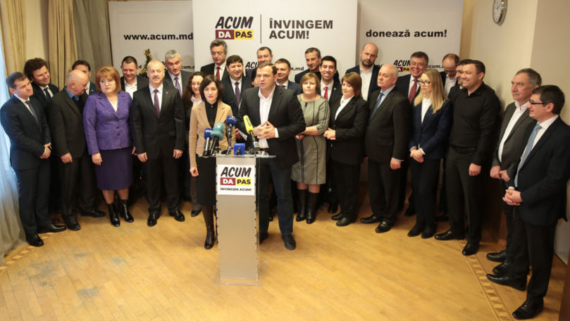 Blocul ACUM a anunțat că nu se va diviza în fracțiuni parlamentare
