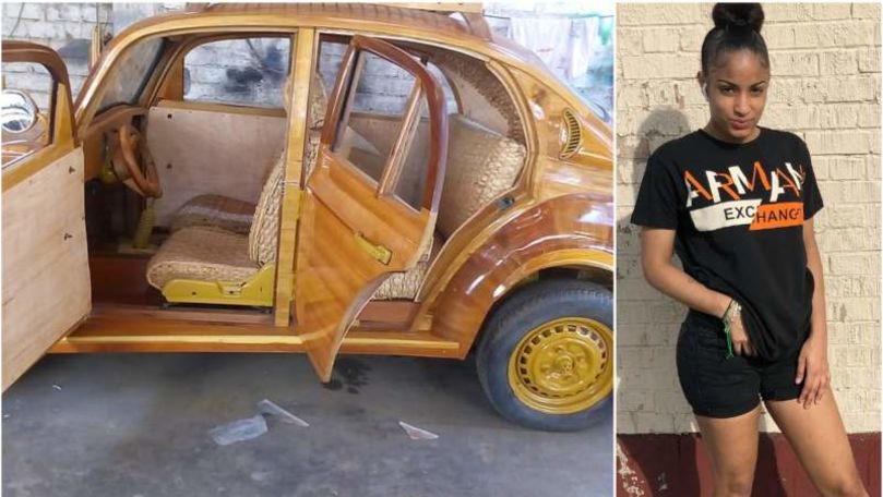 A lucrat doi ani la o mașină din lemn pentru a i-o dărui fiicei
