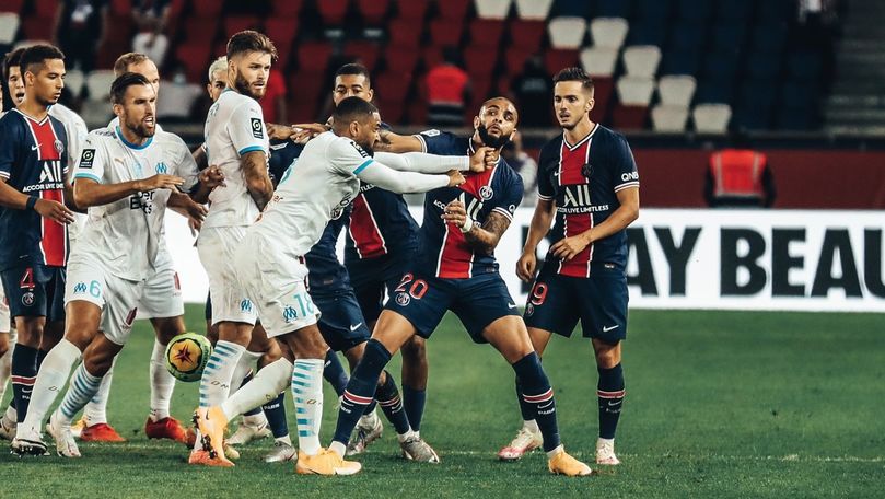 Scandal la finalul meciului Paris Saint-Germain și Olympique Marseille