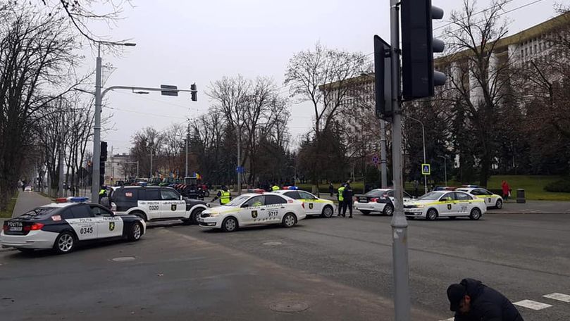 Protest la Parlament: Mai multe rute de troleibuz și-au schimbat traseul