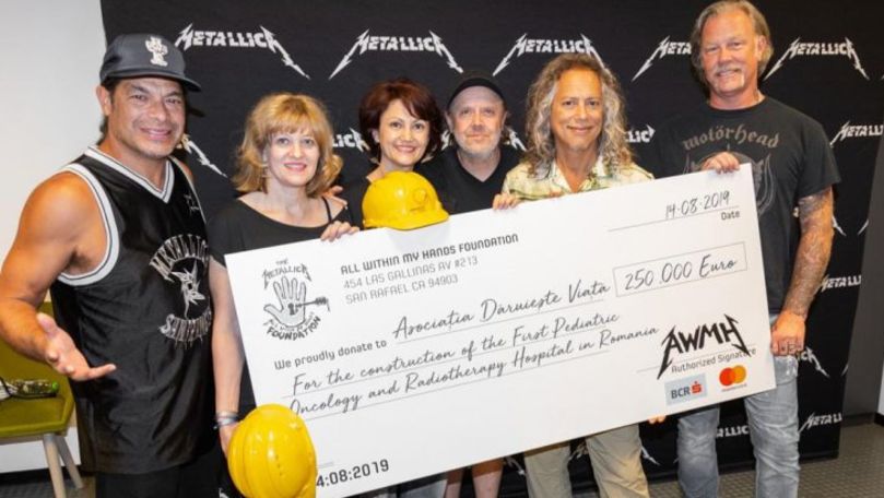 Metallica se alătură inițiativei NoiFacemUnSpital. Ce sumă a donat trupa