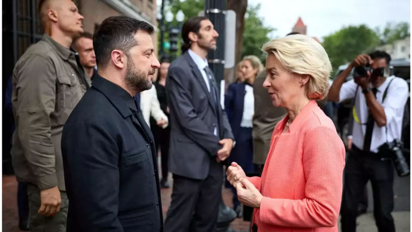 Ruşii îi ironizează pe Zelenski şi liderii UE: Clovnul de la Kiev