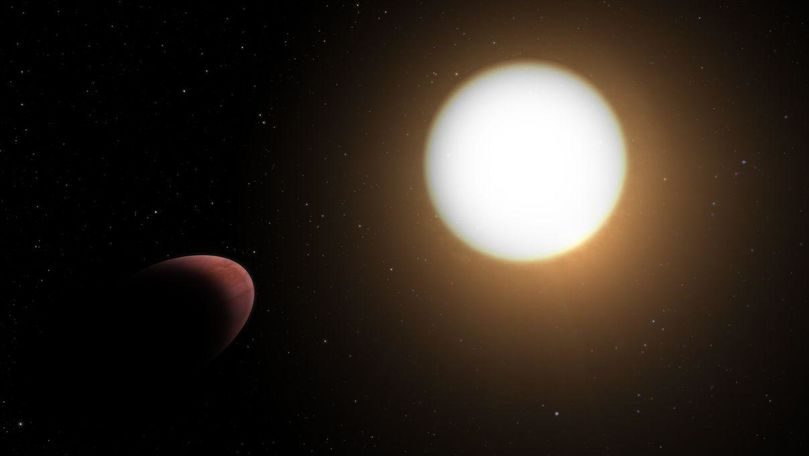 O exoplanetă în formă de minge de rugby, descoperită cu CHEOPS