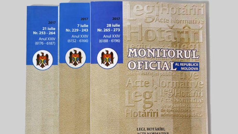 Codul de procedură civilă al R. Moldova, publicat în Monitorul Oficial