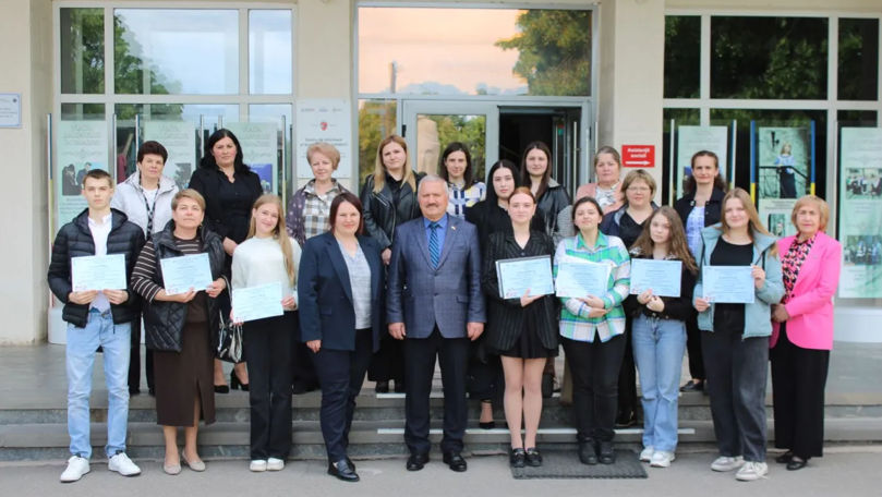 Cel mai activ Consiliu de Elevi: La Soroca s-au premiat tinerii activi