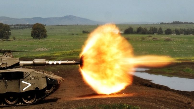 Israelul a trecut la bombardamente cu tancuri. Totul a fost făcut scrum