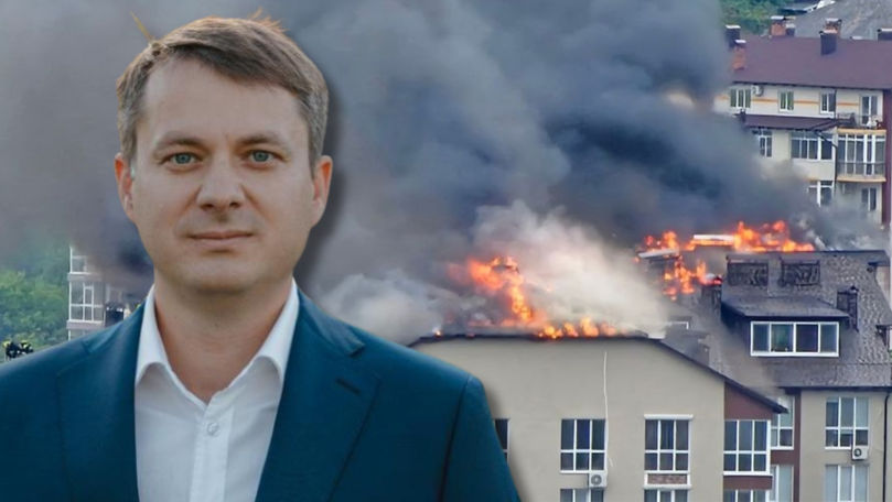 Consilier PAS din Durlești: Blocul ce a luat foc, construit cu nereguli
