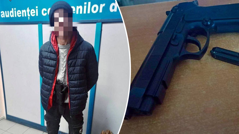 Un tânăr din Cantemir, reținut de oamenii legii: Avea asupra sa o armă