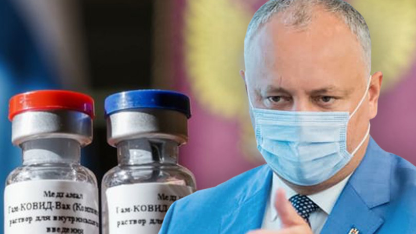 Додон: Sputnik может попасть к нам тремя способами, один из них - пожертвование. Коллаж: Point.md