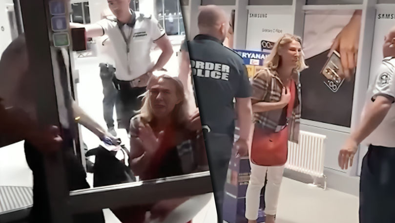 Bulgaria: O pasageră a implorat în genunchi să fie lăsată în avion