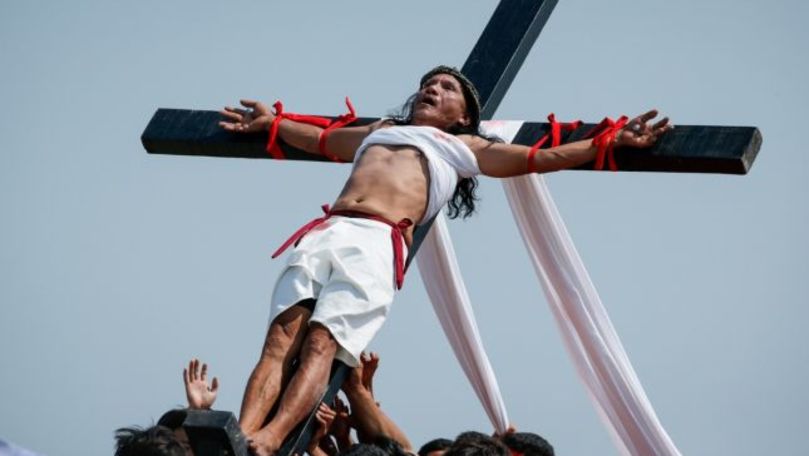 În Filipine a avut loc ceremonia de răstignire de Vinerea Paştelui