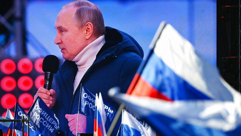 Рейтинг Путина в России вырос с начала боевых действий.