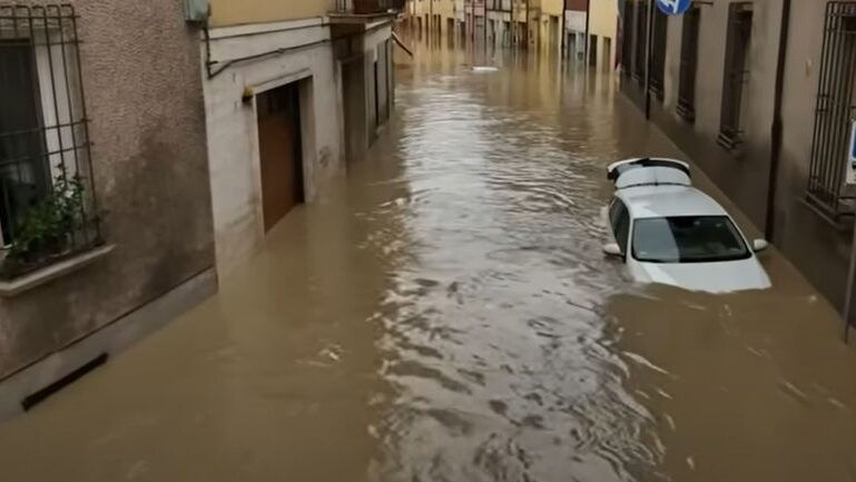 Italia, lovită de un ciclon. Potopul a înghiţit regiuni din Lombardia