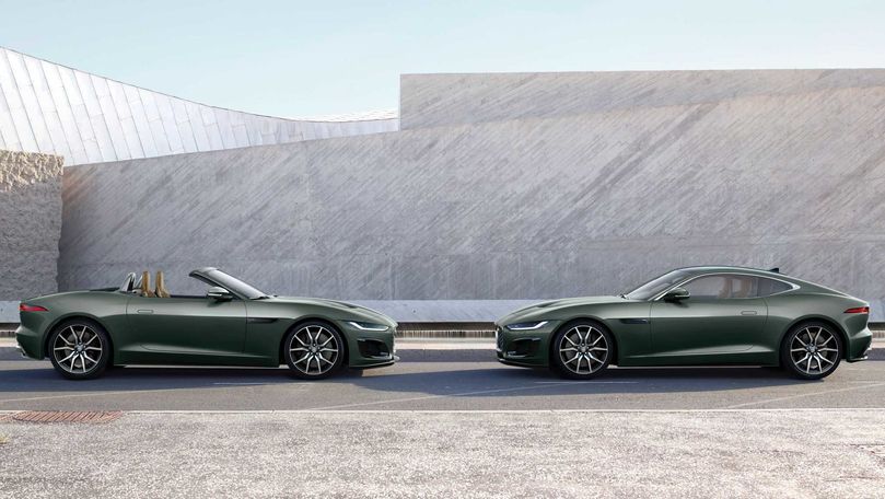 Jaguar F-Type sărbătorește 60 de ani de E-Type cu o ediție specială