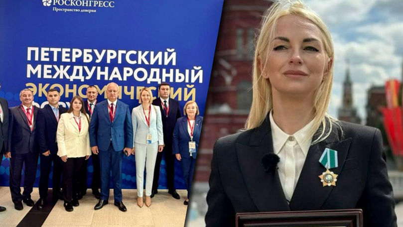 Membrii PSRM și Marina Tauber, surprinși la Forumul Economic în Rusia