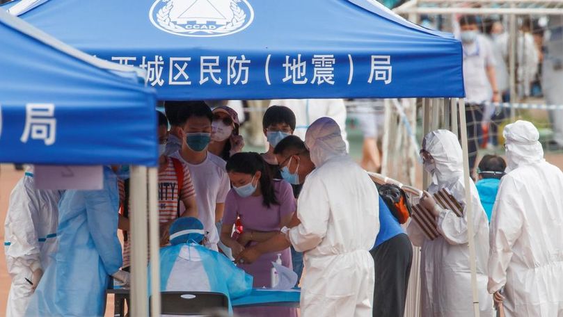China raportează noi cazuri de coronavirus, majoritatea transmise intern