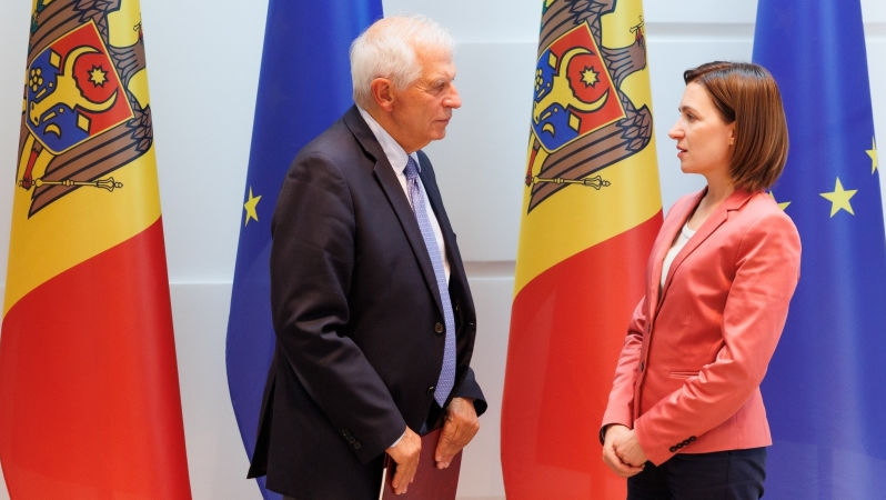 Josep Borrell a fost decorat de Maia Sandu cu Ordinul de Onoare