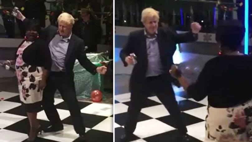 Imagini virale cu Boris Johnson: Dansul premierului care a stârnit râs