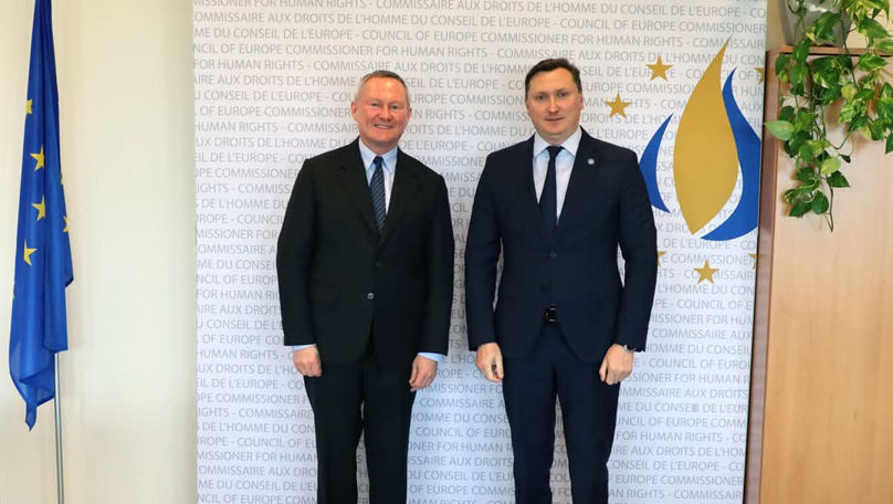 Ceslav Panico, în discuții cu comisarul pentru Drepturile Omului al CoE