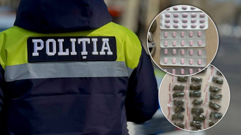 Distribuiau droguri în Chișinău: Doi bărbați, reținuți în flagrant