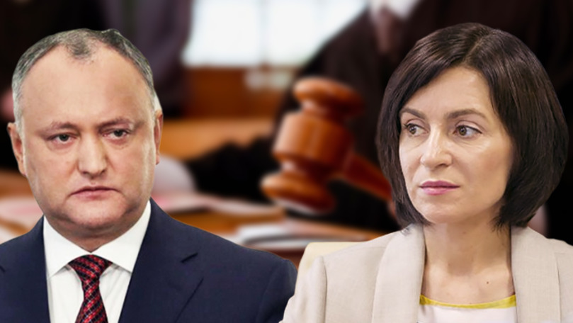 Иск Додона против Санду отправлен ​​на новое рассмотрение в суд. Коллаж: Point.md