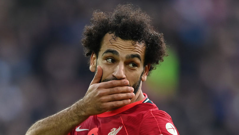 Salah a izbucnit în râs când a fost întrebat de Balonul de Aur