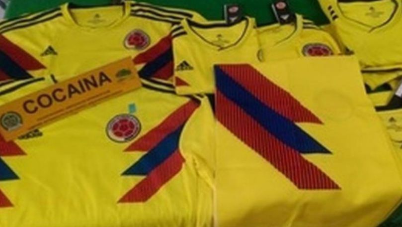Tricouri ale selecţionatei Columbiei, impregnate cu cocaină la CM 2018