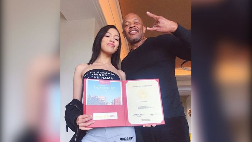 Dr. Dre a şters postarea prin care a declarat că se mândrește de fiică