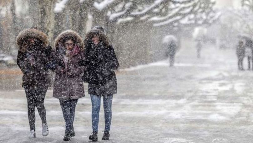 Ultimul weekend de decembrie: Ninsori pe întreg teritoriul țării