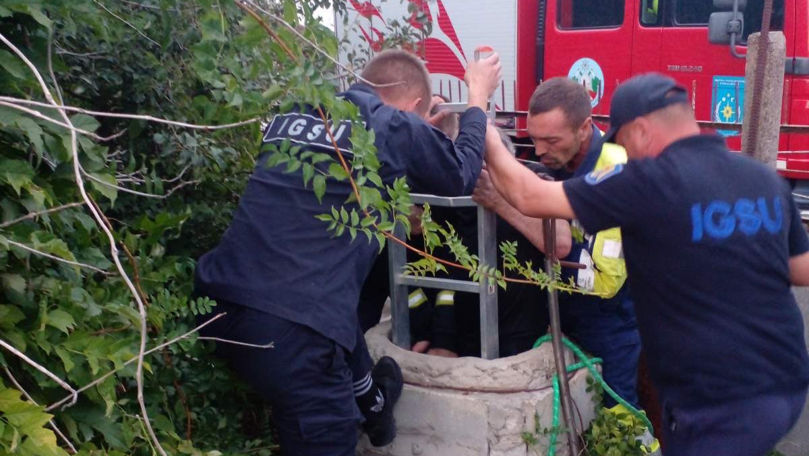 Hâncești: Un bărbat, salvat după ce a căzut într-o fântână