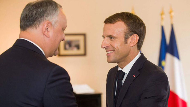 Igor Dodon i-a adresat o scrisoare cu o rugăminte lui Emmanuel Macron