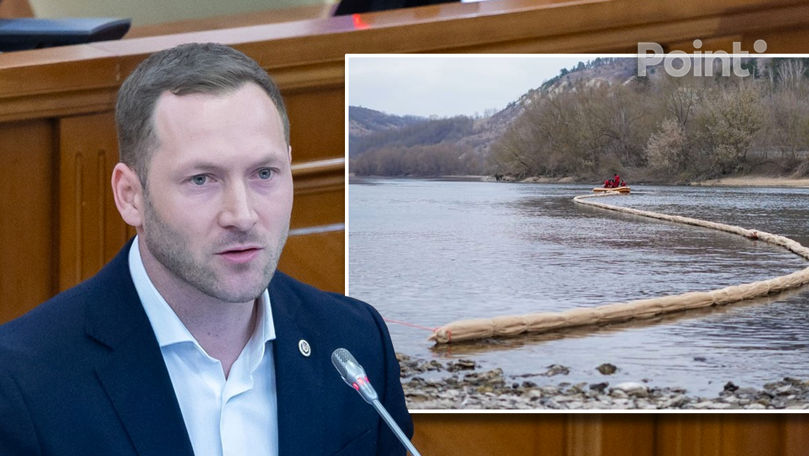 Хаждер: Риск появления нефтяных пятен на реке Днестр не исчез.