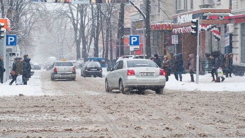 Situaţia la moment în Chişinău, ca urmare a condițiilor meteo