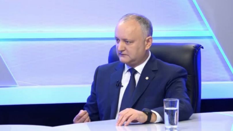 Două falsuri au fost găsite într-o singură frază a lui Igor Dodon la TV