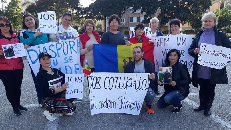 Diaspora moldovenească a protestat în 3 orașe din Israel