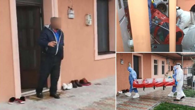 Bărbat cu coronavirus din România, filmat cum aștepta medicii fumând