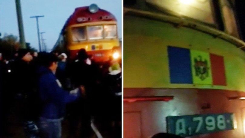 Oamenii din Sipoteni au blocat trenul spre Chișinău pentru două ore