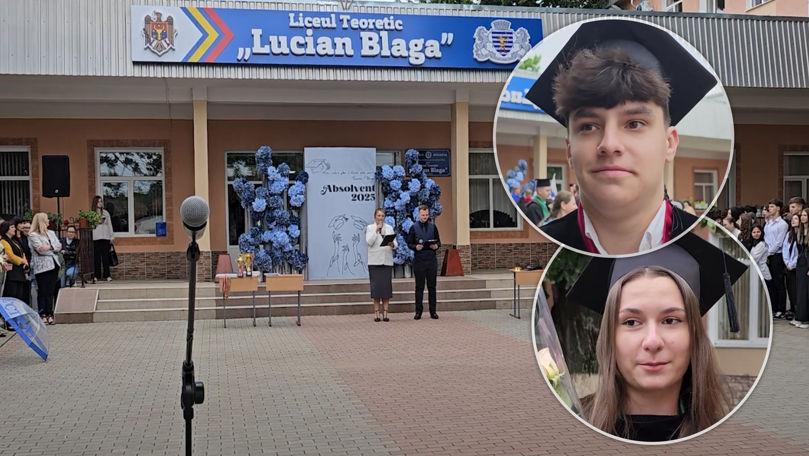 Bălți: Ultimul Sunet la Liceul Lucian Blaga. Absolvenții au avut emoții