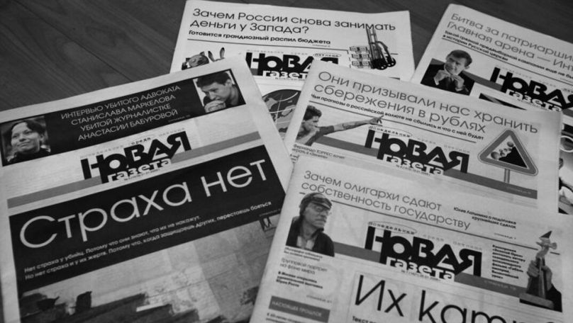 Rusia scapă de presa incomodă: Ziarul Novaia Gazeta, interzis