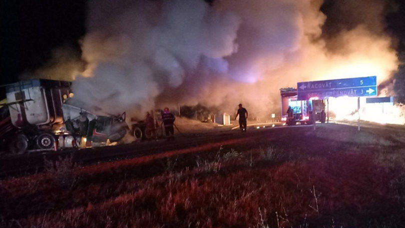 Cum s-a produs accidentul cu 3 camioane la Soroca: Un șofer a ars de viu