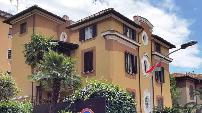 Explozie puternică la Ambasada Belarusului din Roma: Momentul, filmat
