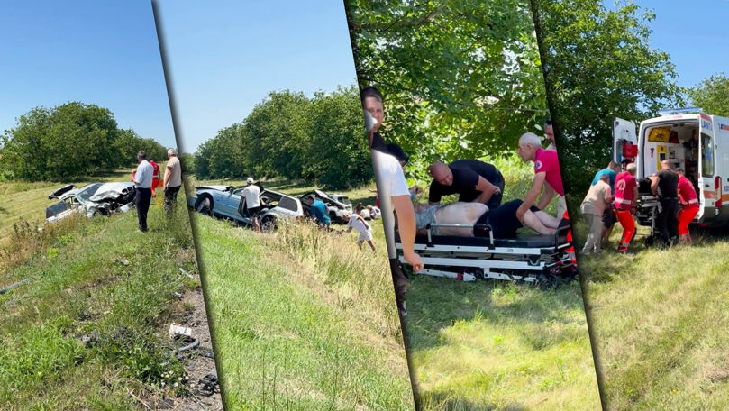 Accident la ieșirea din Brătușenii Noi: Un BMW s-a izbit într-un Jeep