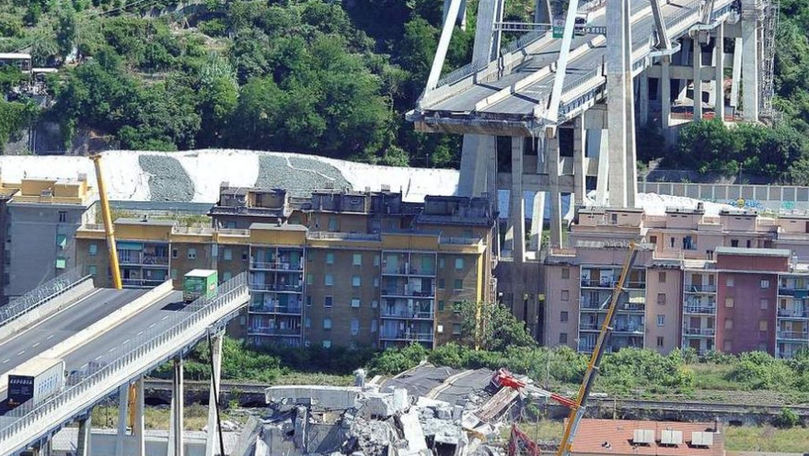 Alertă: Resturile podului din Genova s-ar putea prăbuşi peste oraş