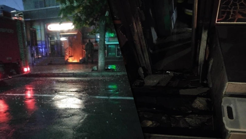Un magazin, incendiat intenționat. Administrator: Poliția se eschivează