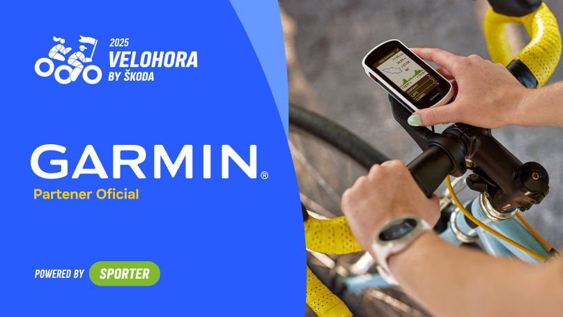 Garmin: Echipamente smart pe traseele VeloHora 2025 by Skoda Ⓟ