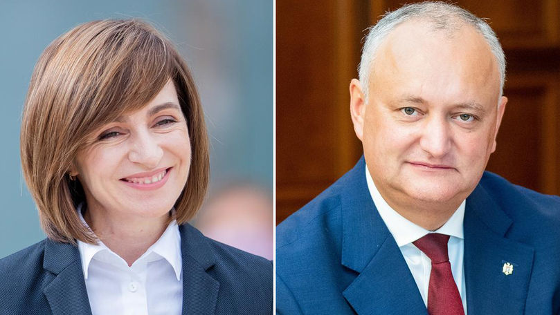 Предварительные результаты: Додон - 34%, Санду - 29%.