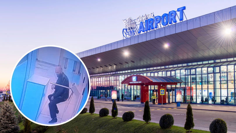 Un cetățean străin a evadat de pe Aeroportul Chișinău. Poliția îl caută